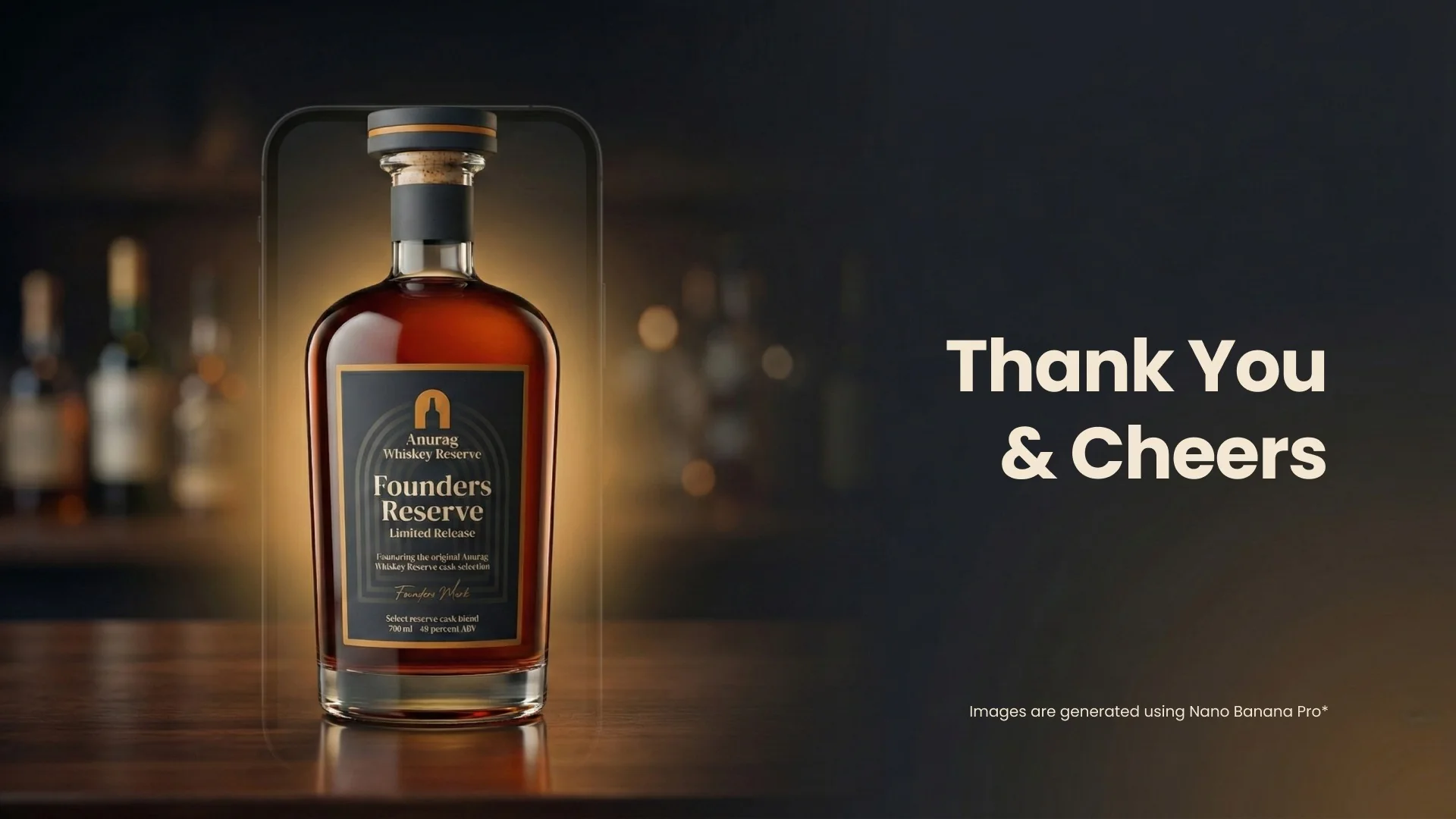 The AWR bottle, closing plate