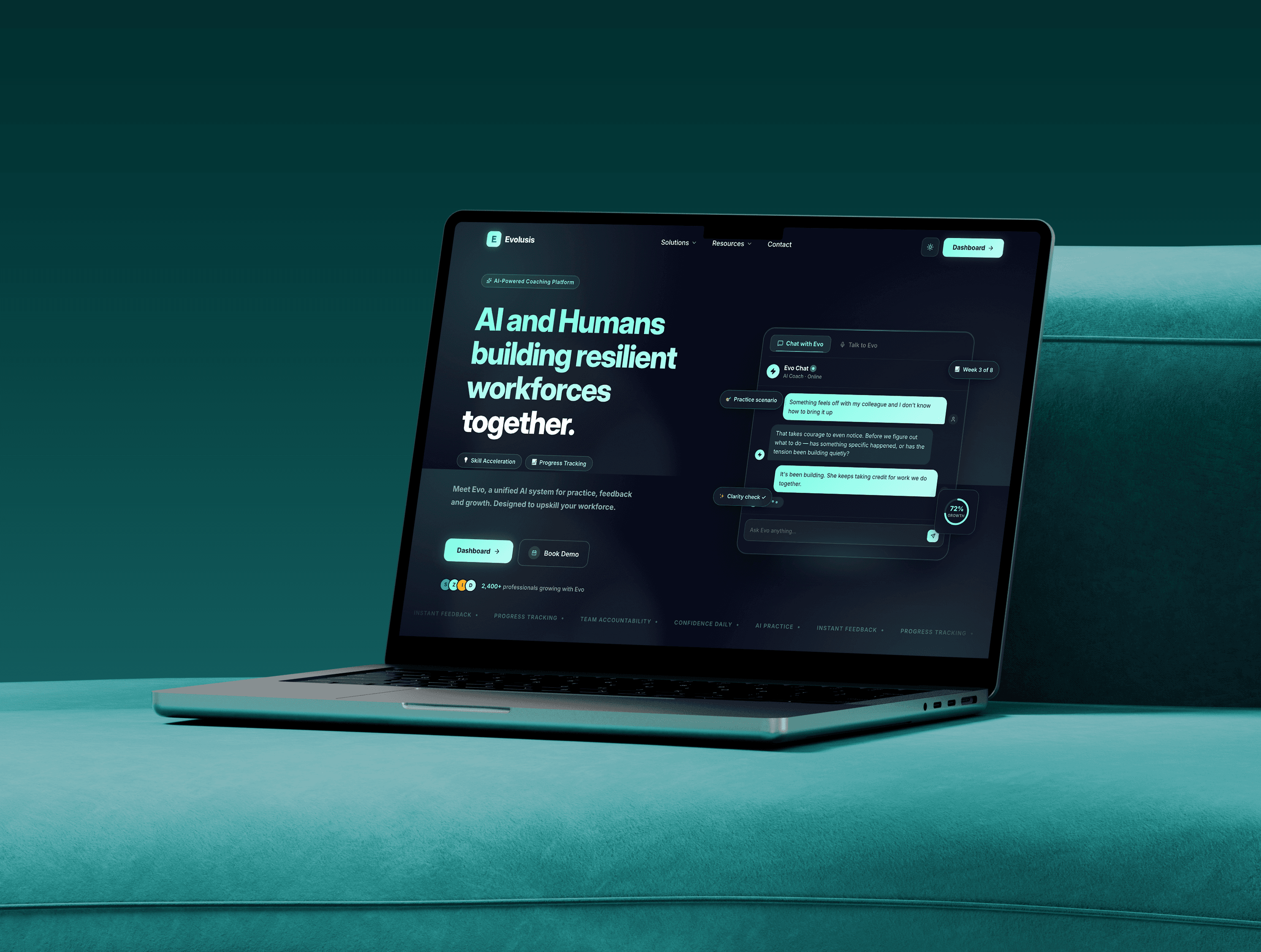 Evolusis — Landing Page
