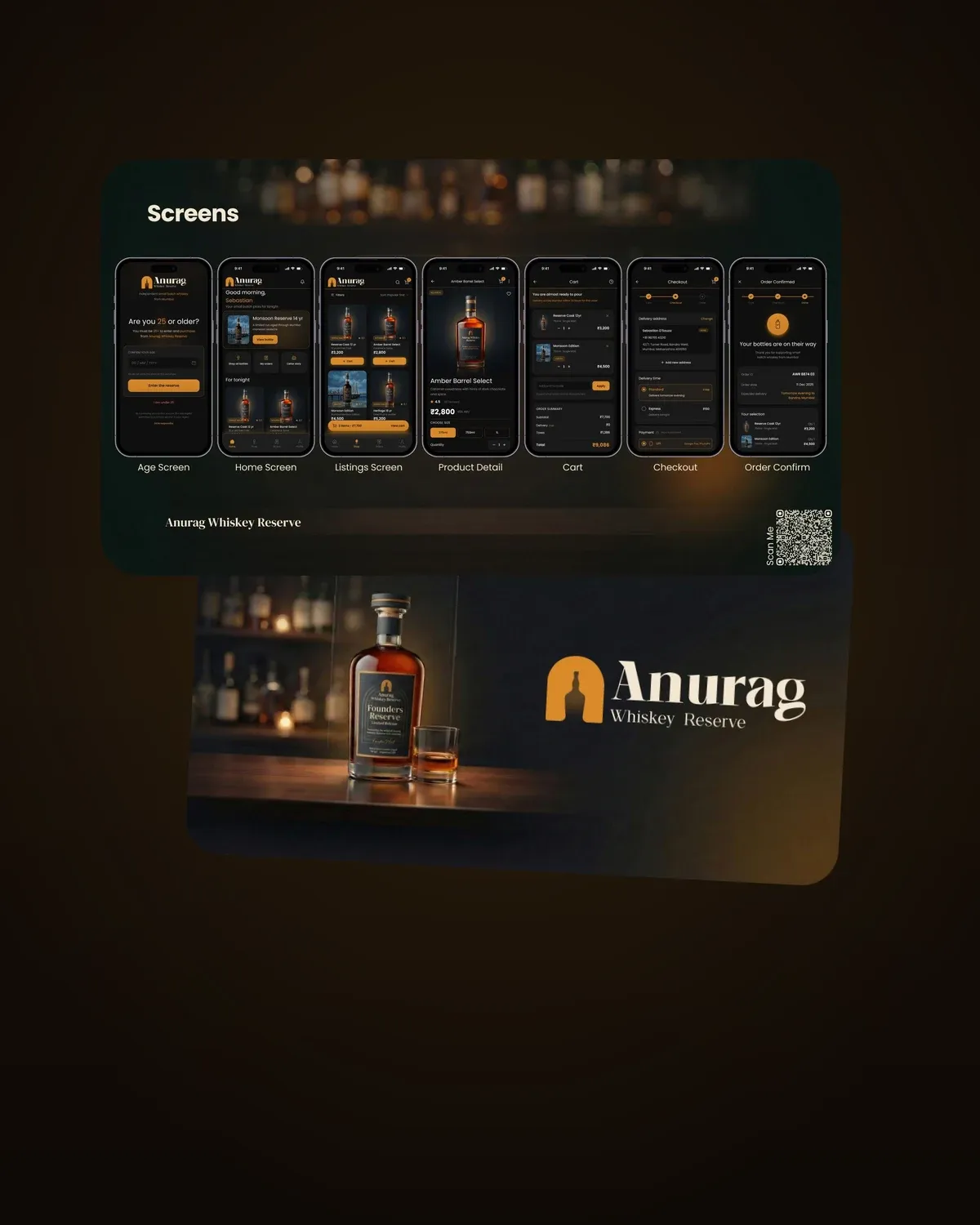 Anurag Whiskey Reserve: A Liquor Brand App